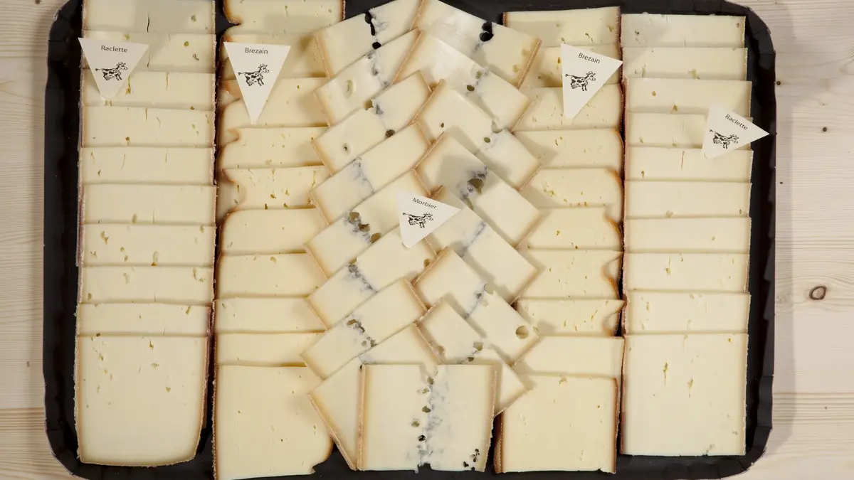 Raclettes tranchées