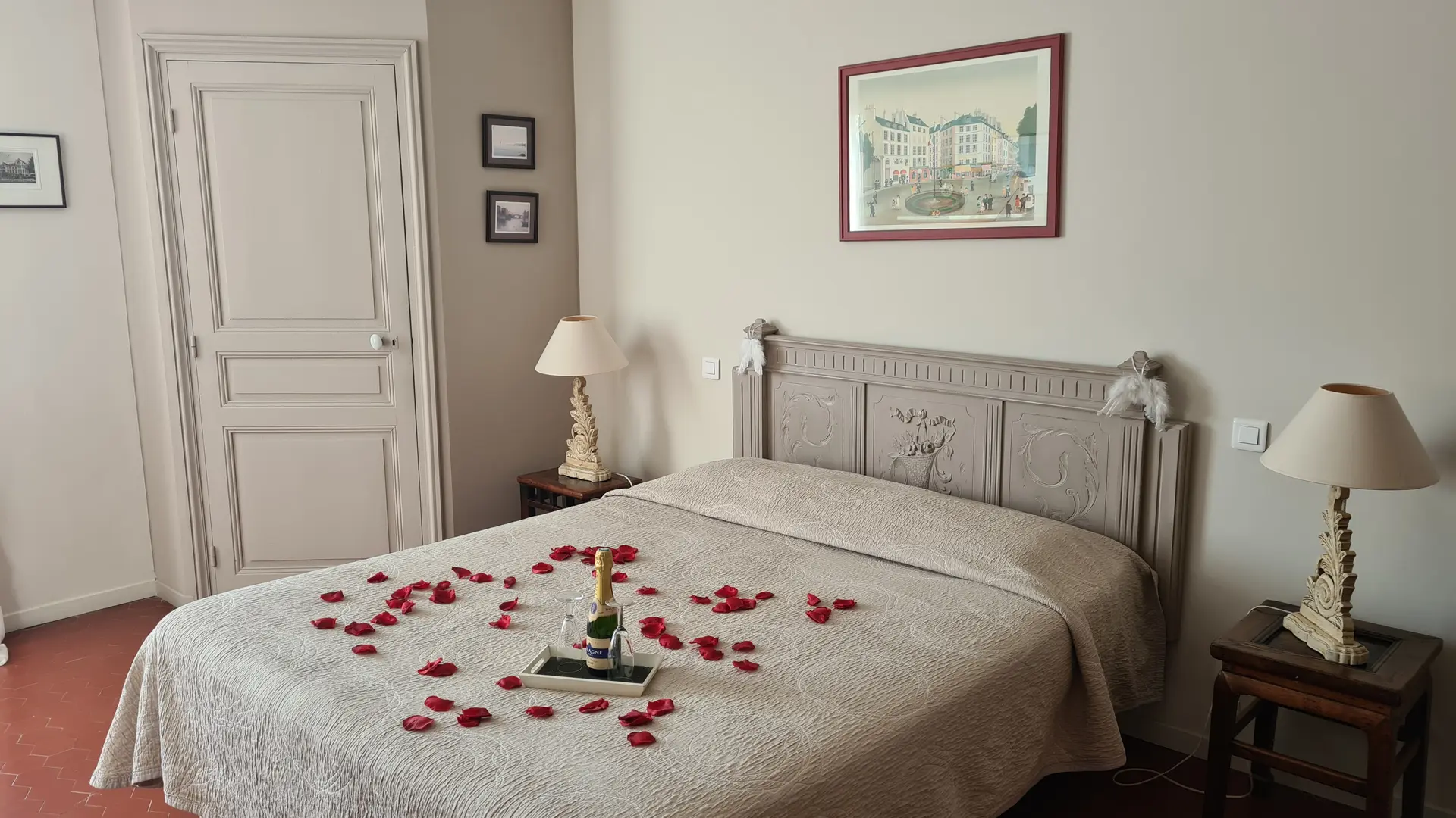 Votre accueil romantique en chambre