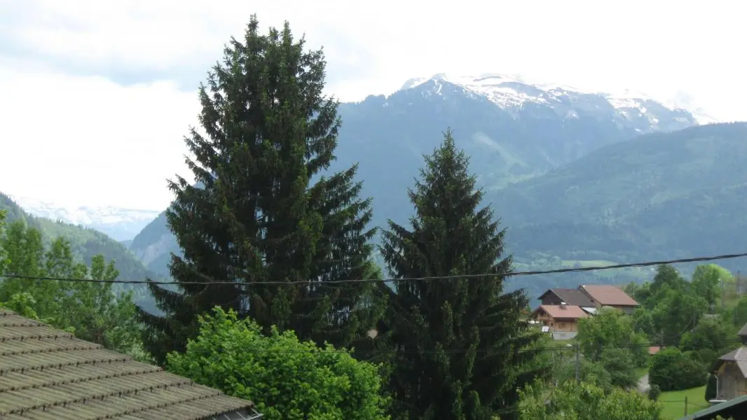 Vue sur la chaine des Aravis