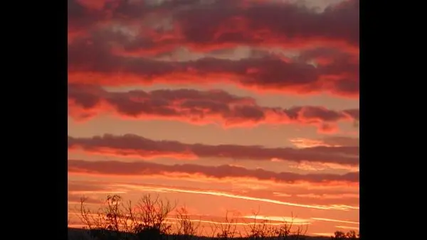 Coucher de soleil à Mésigny