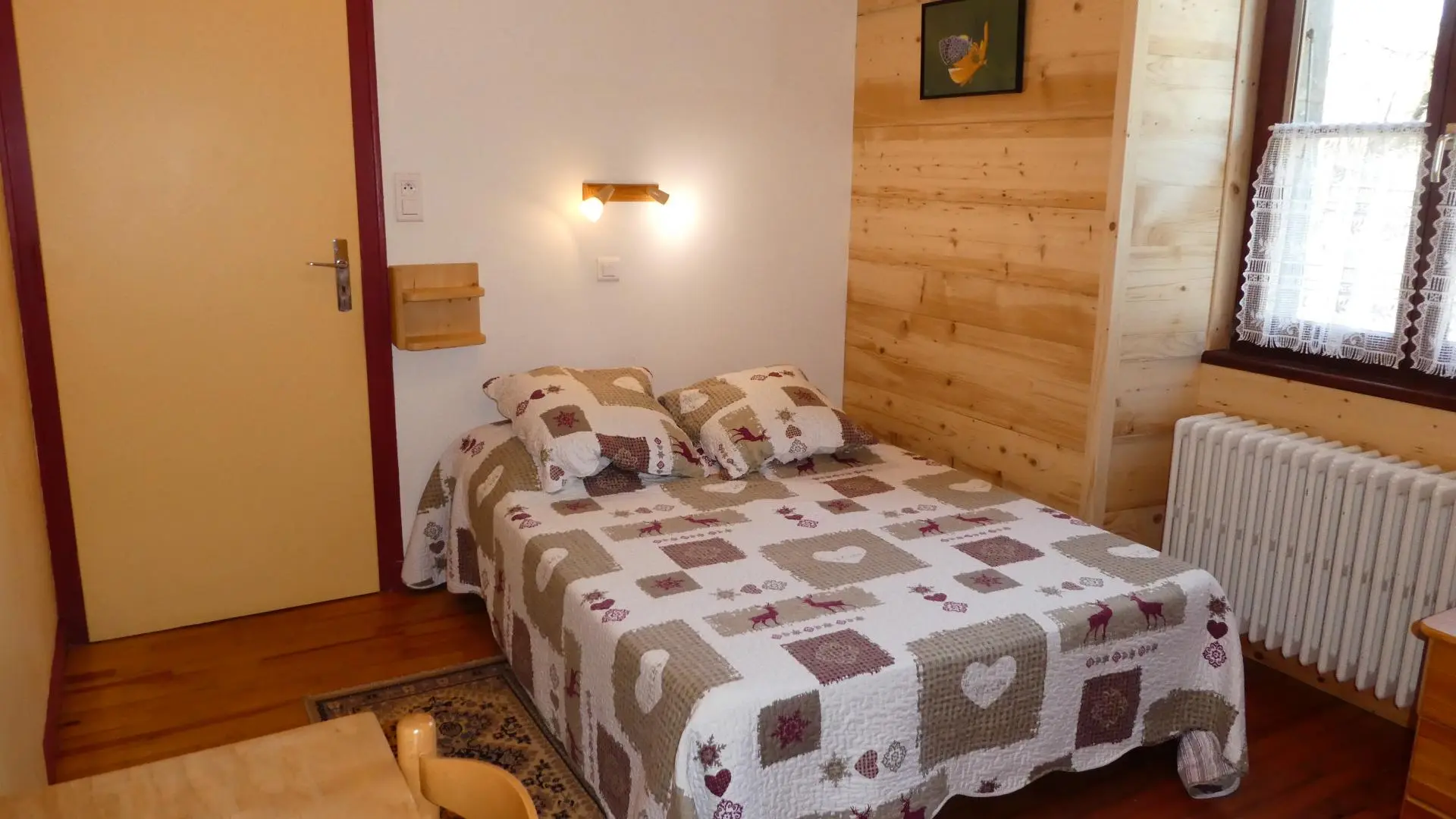 La chambre à deux lits.