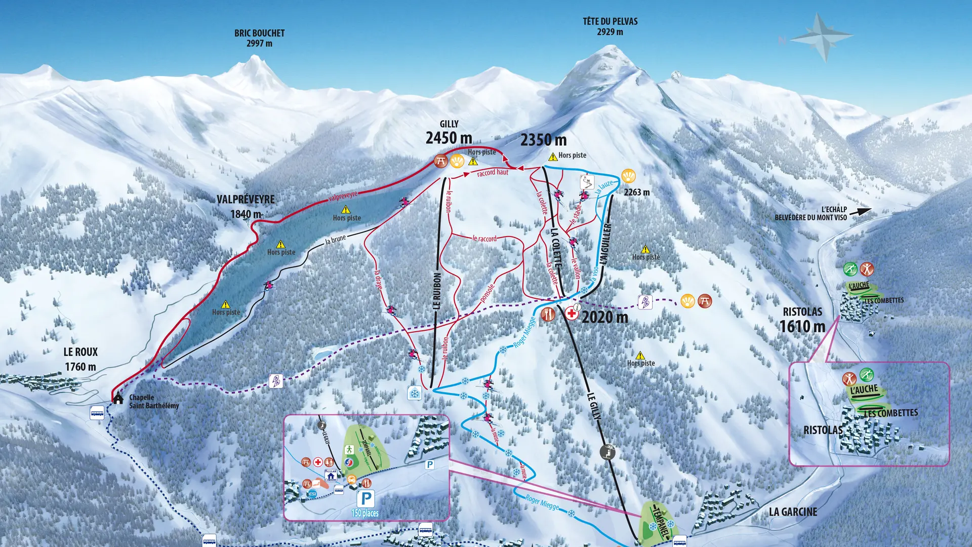 Plan des pistes