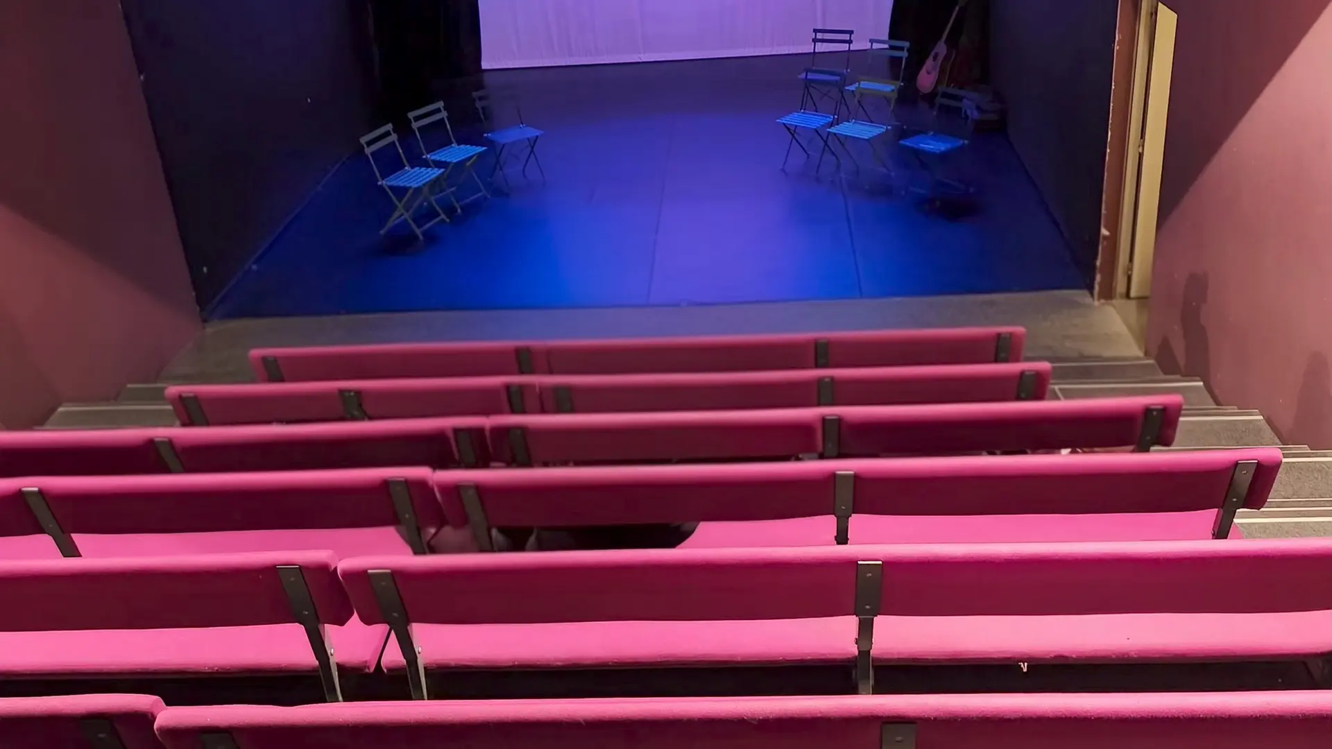 Vue du théâtre depuis le sommet des gradins