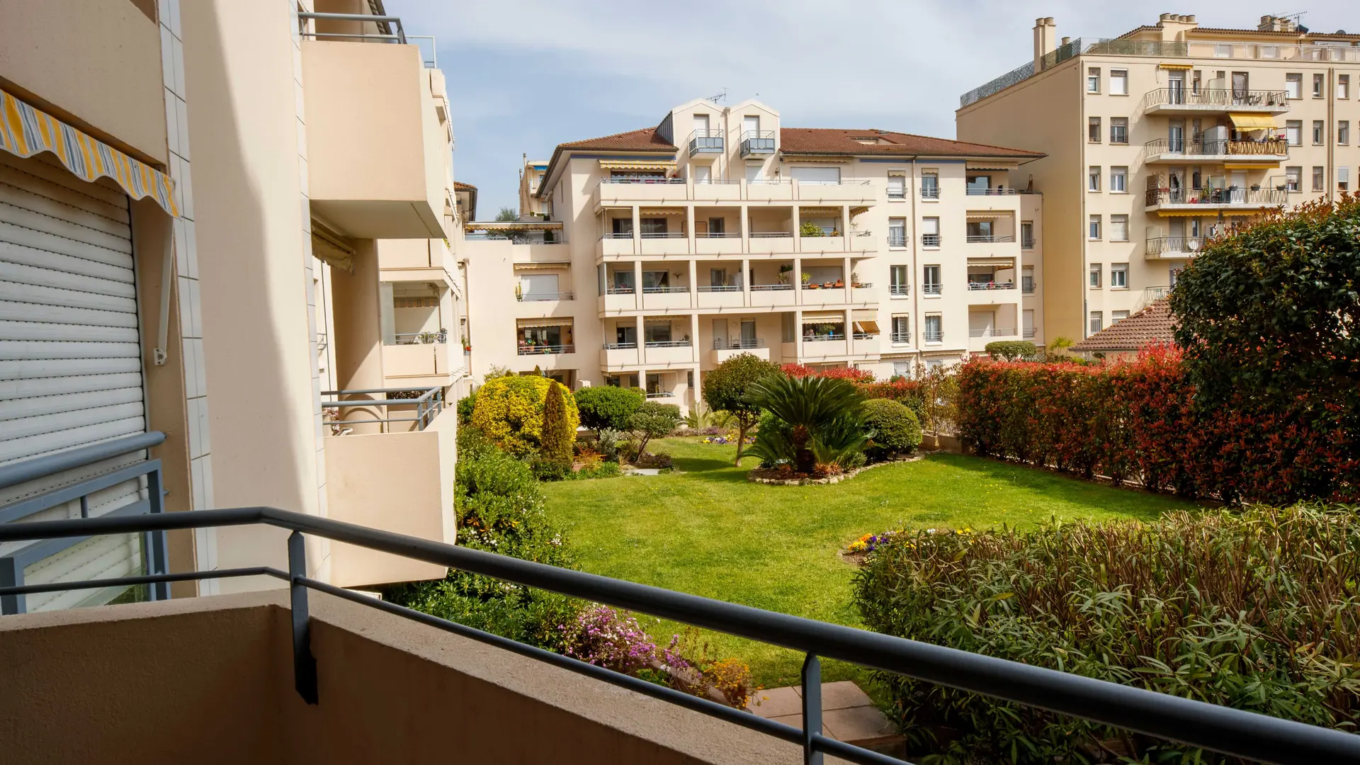 City Break Espace République - Vue de la terrasse- Gîtes de France Alpes-Maritimes