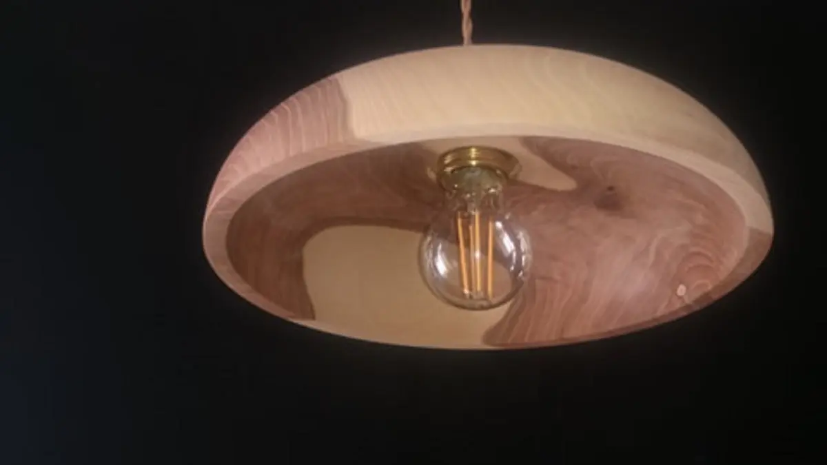 Lampshade in elm