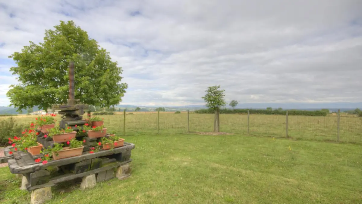 vue dégagée sur la campagne environnante
