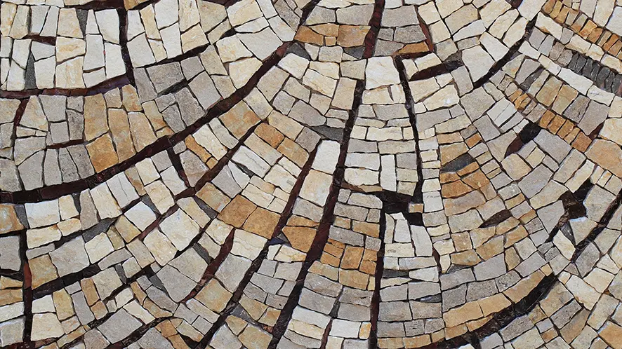 Mosaïque façon arbre
