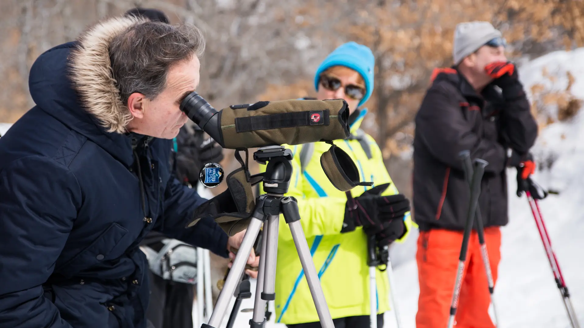 observation à la lunette