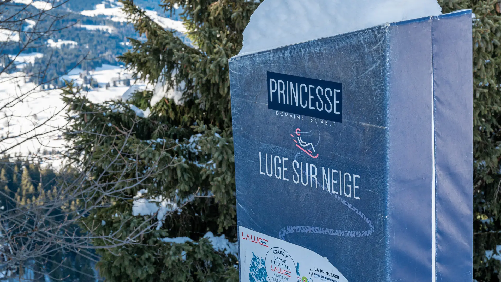 Départ Piste sur neige La Luge_Demi-Quartier