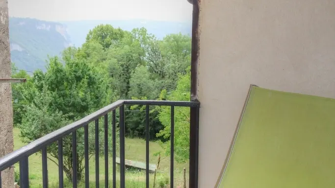 Vue du balcon terrasse