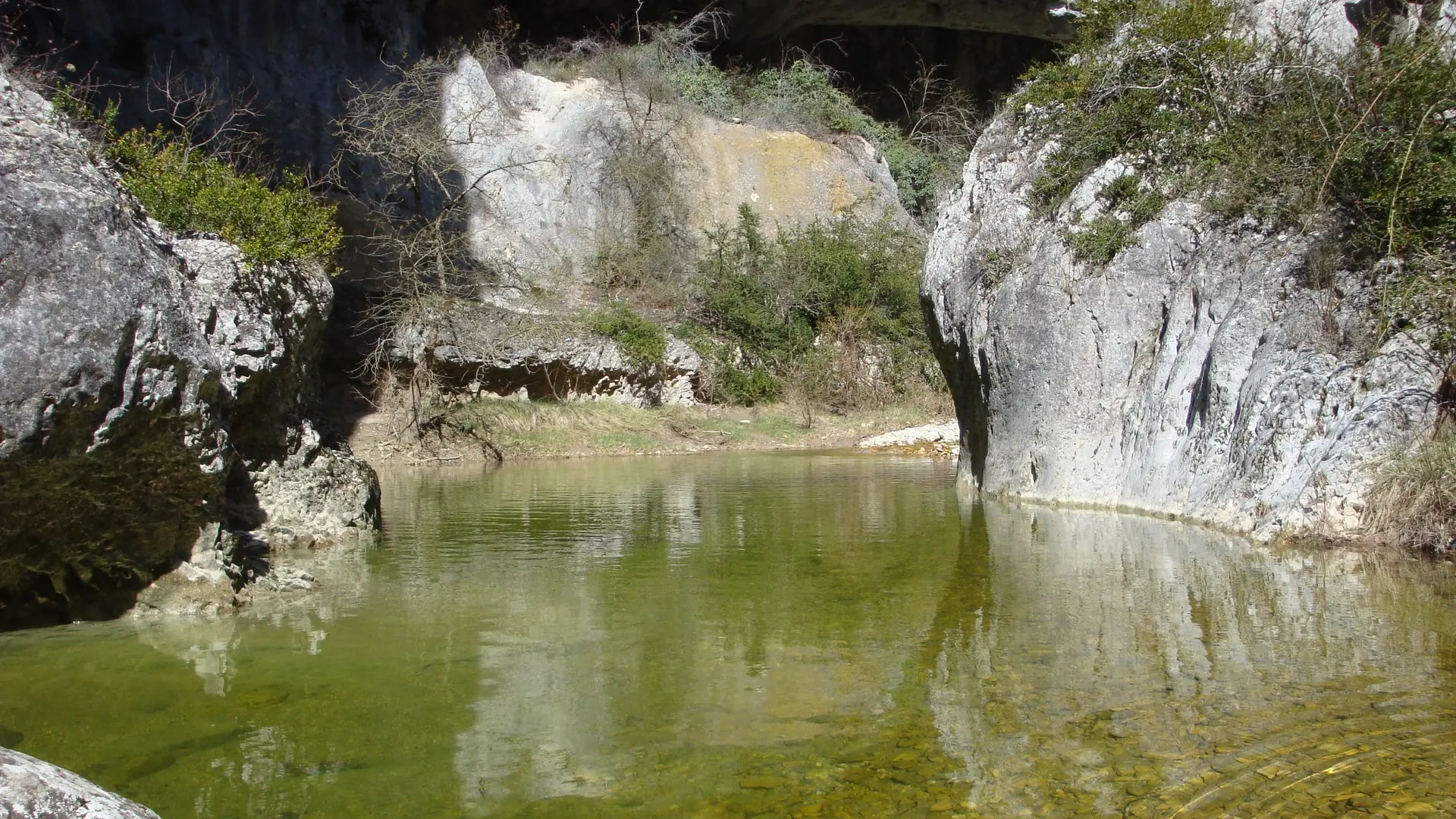 Vasque au fond des gorges