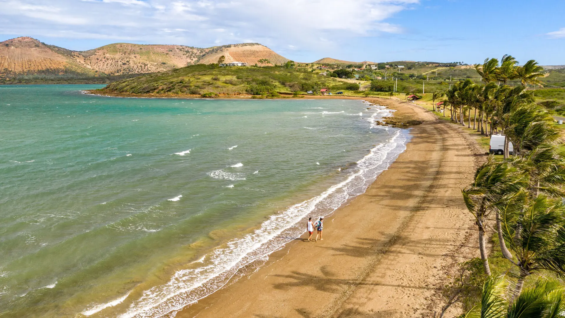 Vue du ciel - Plage de Bouraké