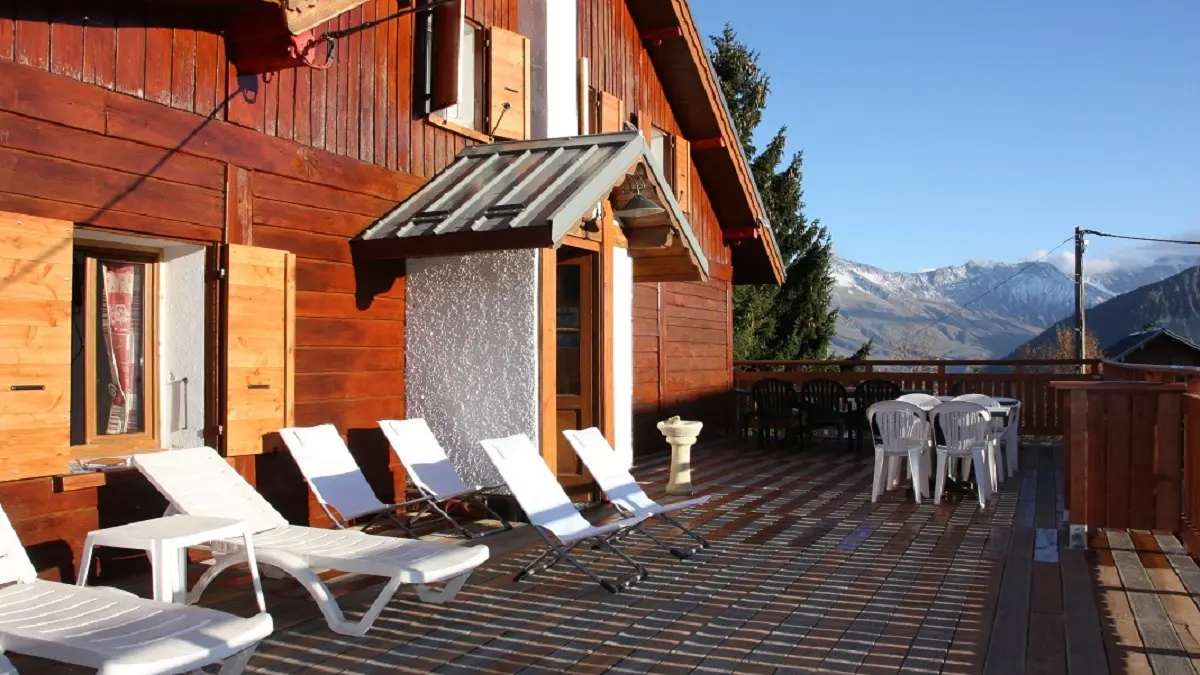 Terrasse en été