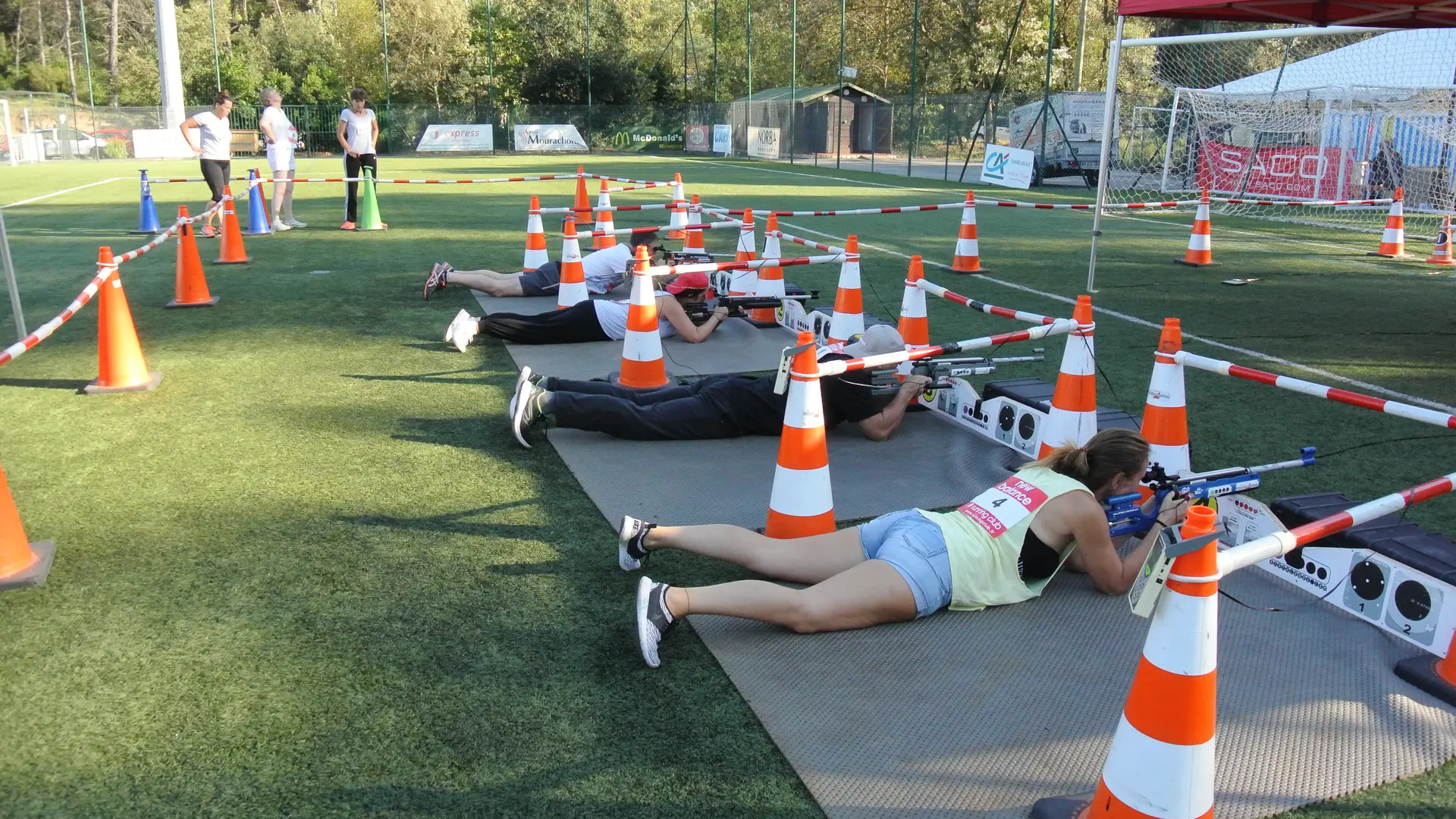 Séance de biathlon