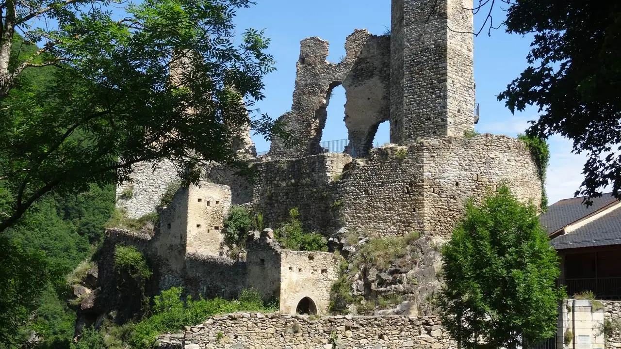 Vue du Château d'Usson