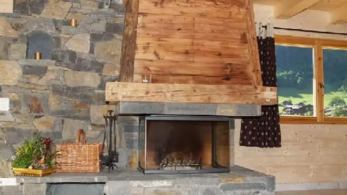 Cheminée/ Chimney - Chalet la Perle des Neiges - Le Grand-Bornand