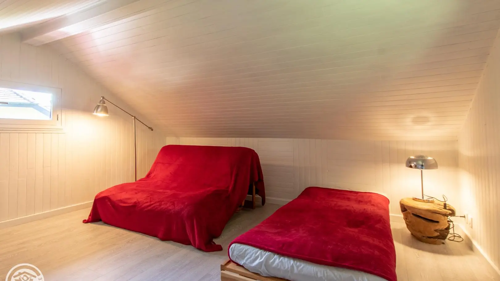 A l'étage, espace détente