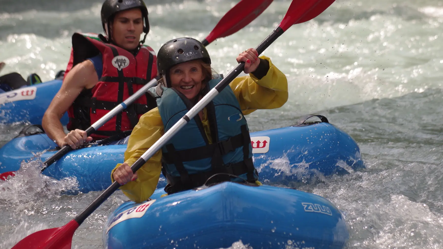 Kayak gonflable à Serre Chevalier