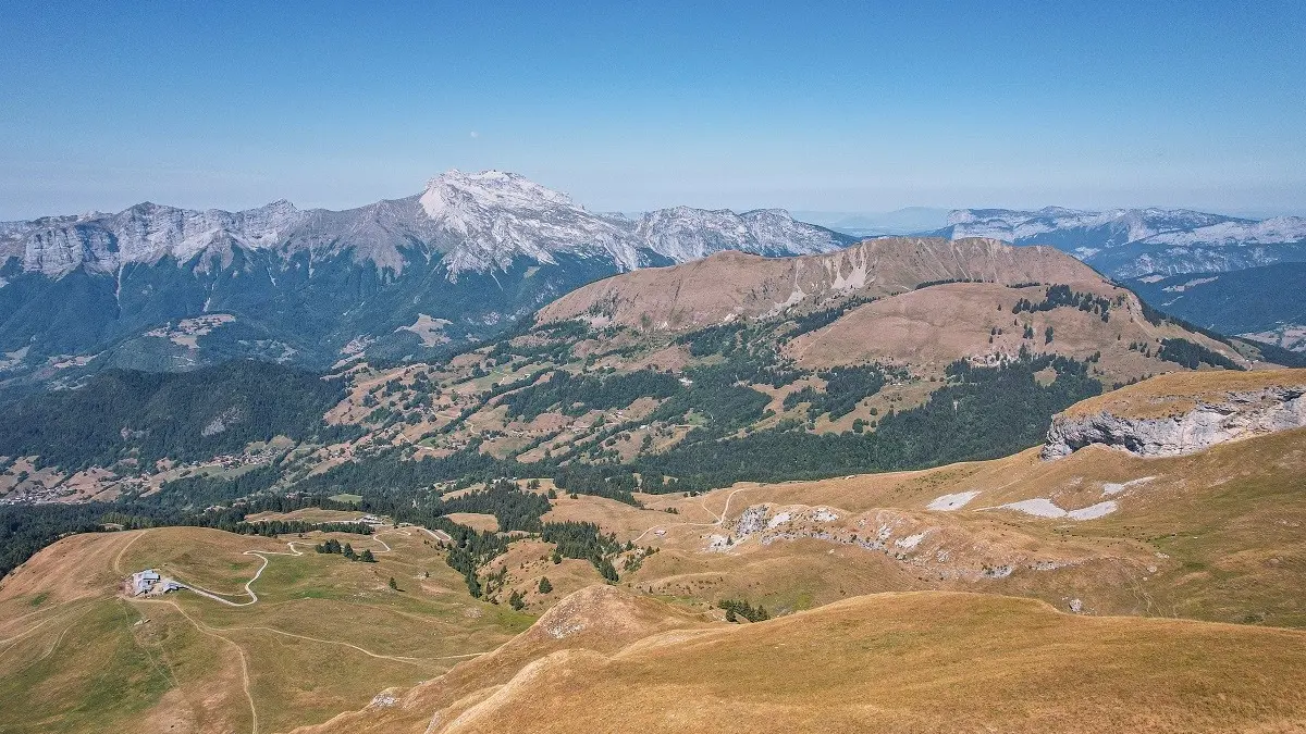 Panorama en direction du Charvin