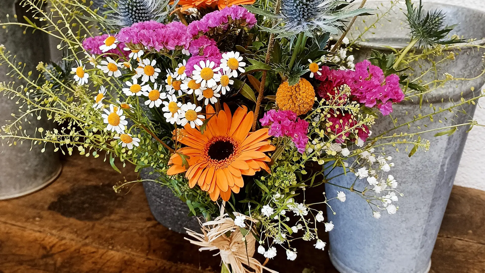 Ambiance fleurs à St Bonnet en Champsaur
