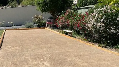 Gîte L'Orangeraie-Terrain de pétanque-Vallauris Golfe Juan-Gîtes de France Alpes-Maritimes