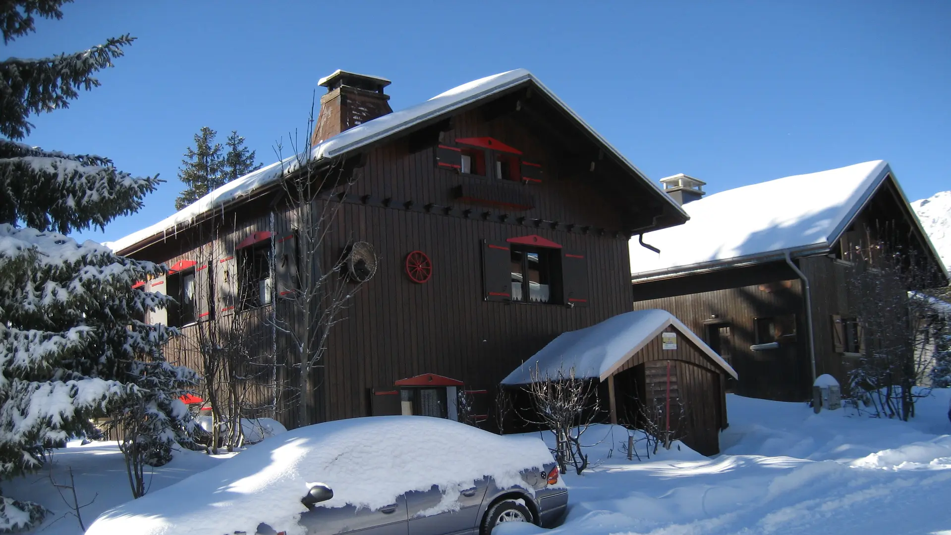 Chalet en hiver