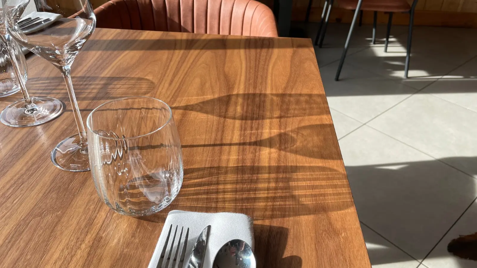 Table du restaurant