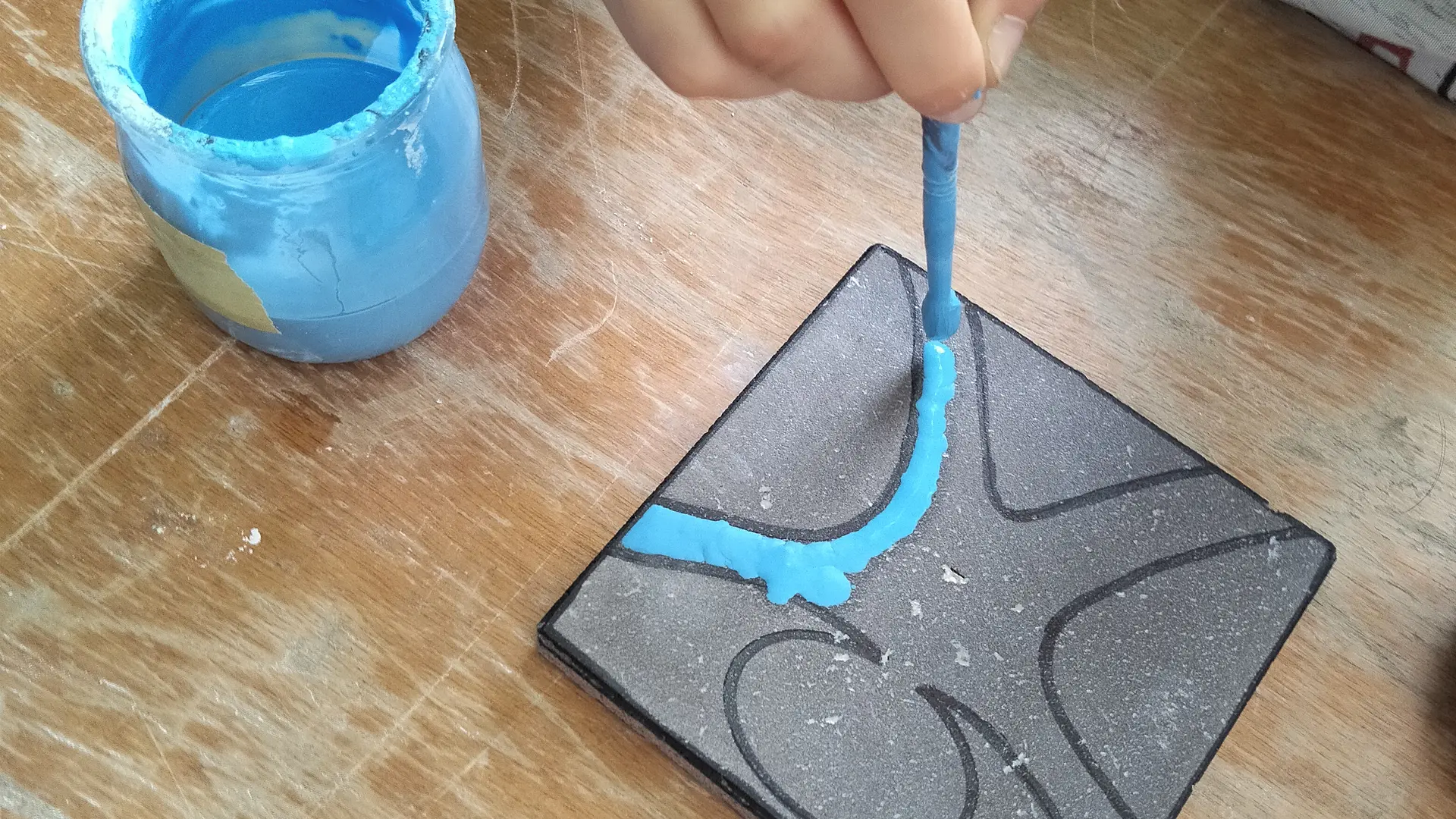 Initiation à la lave émaillée