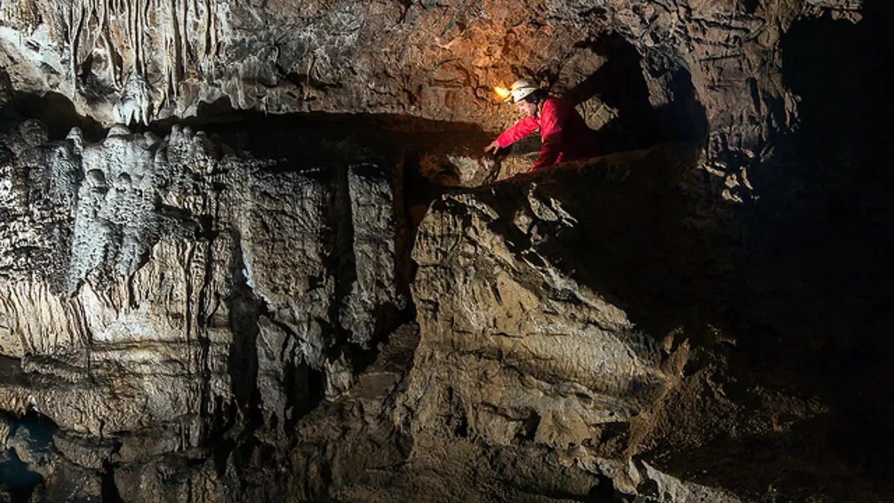 Spéléologie Grotte de Siech à Saurat