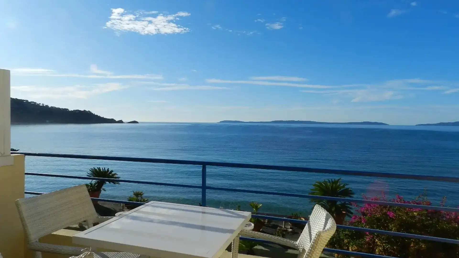 Terrasse chambre vue mer