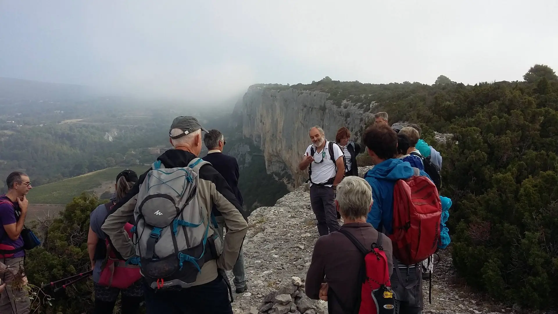 Sur la falaise de la Madeleine