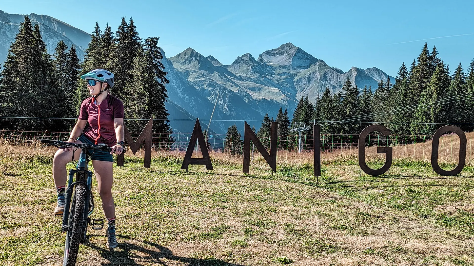 Piste verte descendante Marmotton_Manigod