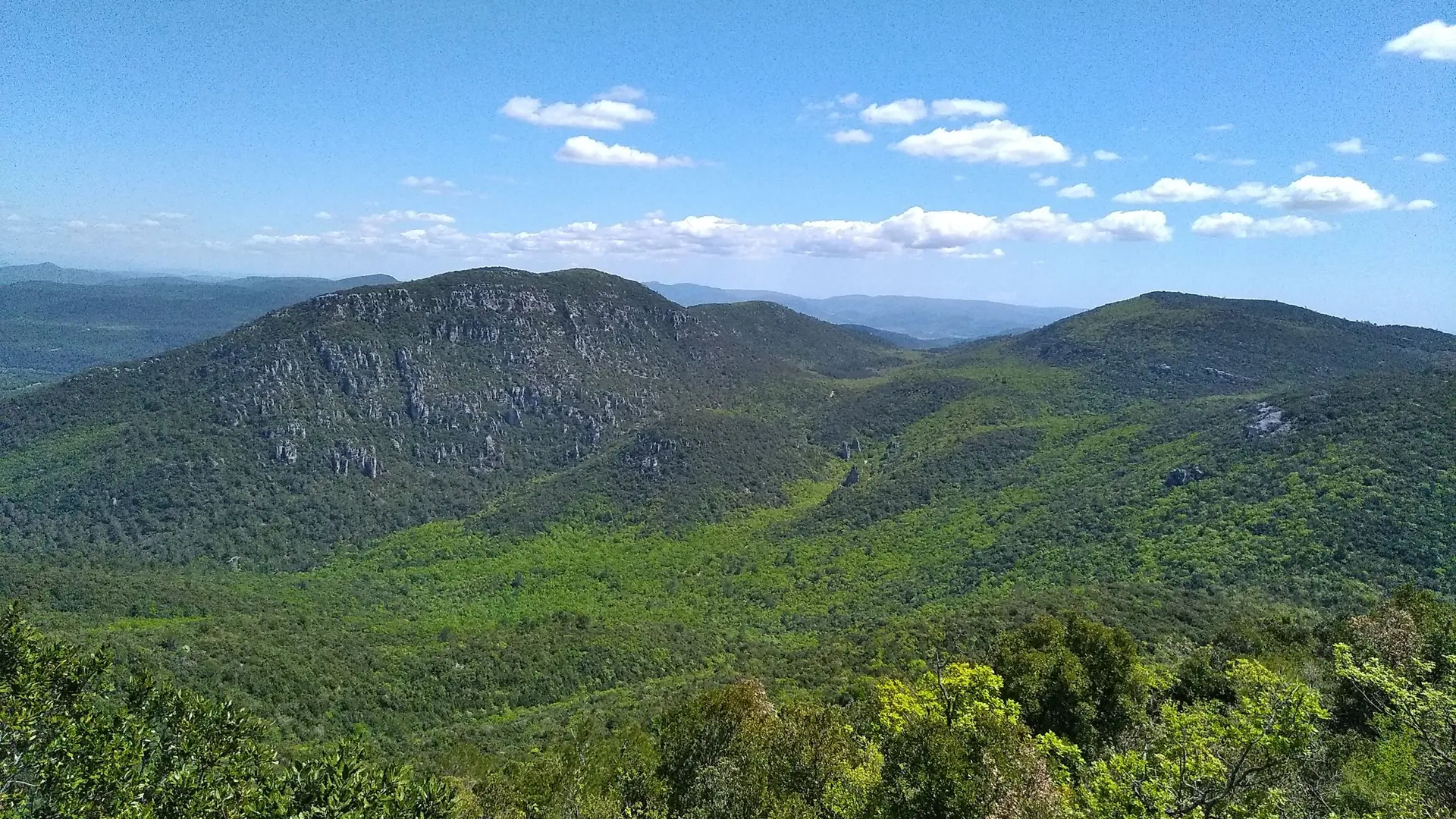 Panorama sur le plateau de Siou Blanc