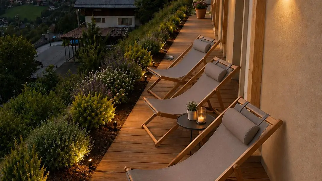 Terrasse chambres