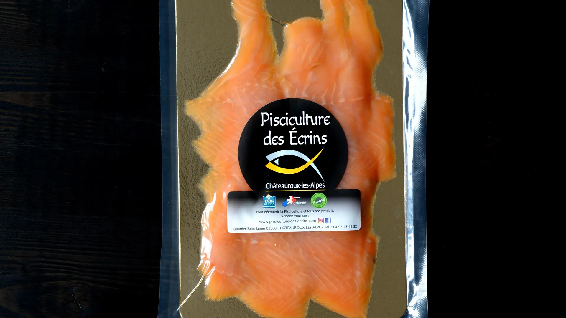 Cœur de filet fumé tranché - Pisciculture des Ecrins CHÂTEAUROUX-LES-ALPES