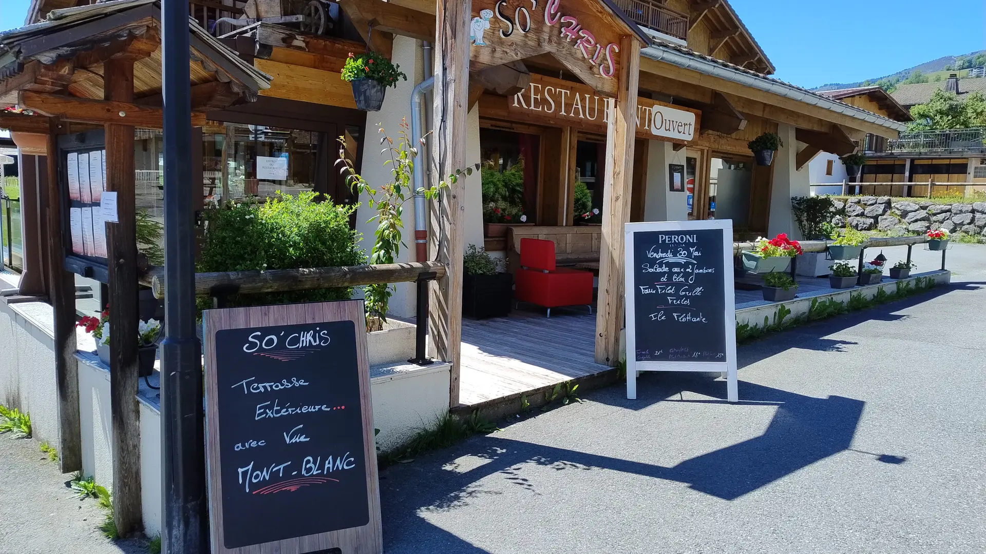 Devanture du restaurant
