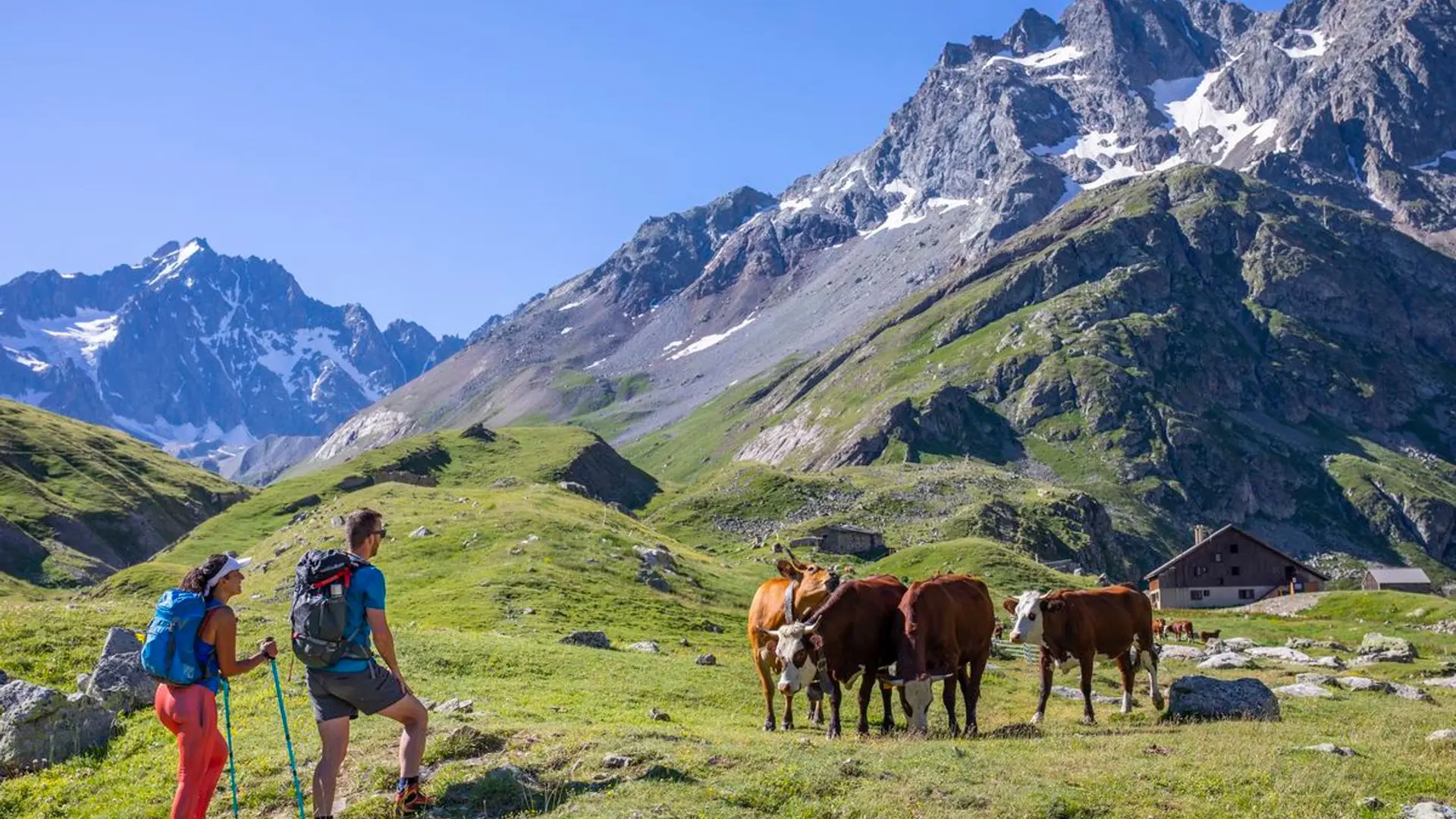 Arrivée au refuge de l'Alpe de Villar d'Arène
