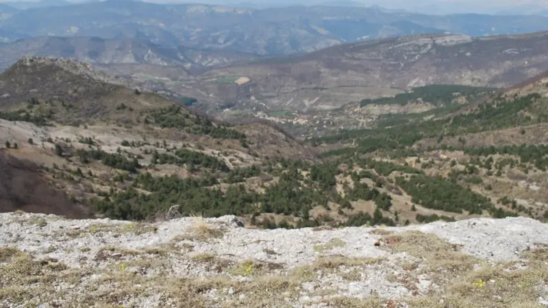 Vue depuis la crête du Mulet