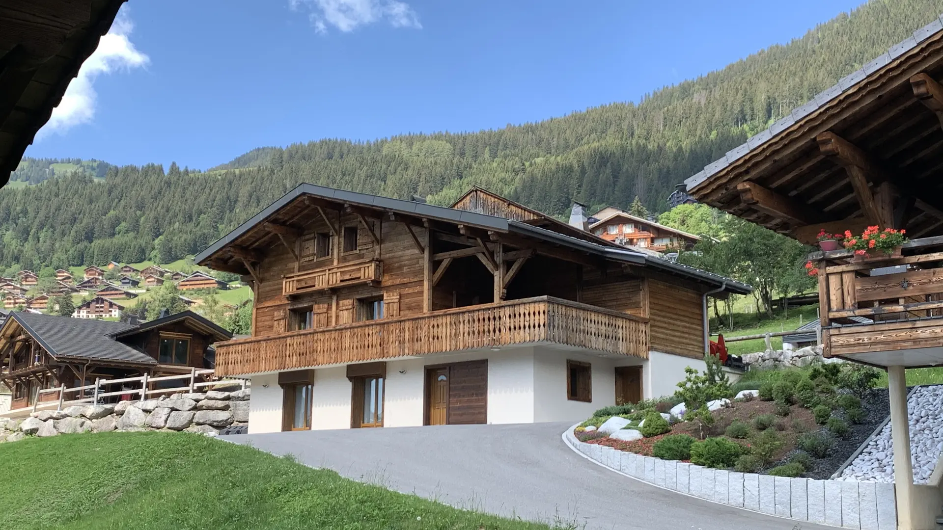 Le chalet en été
