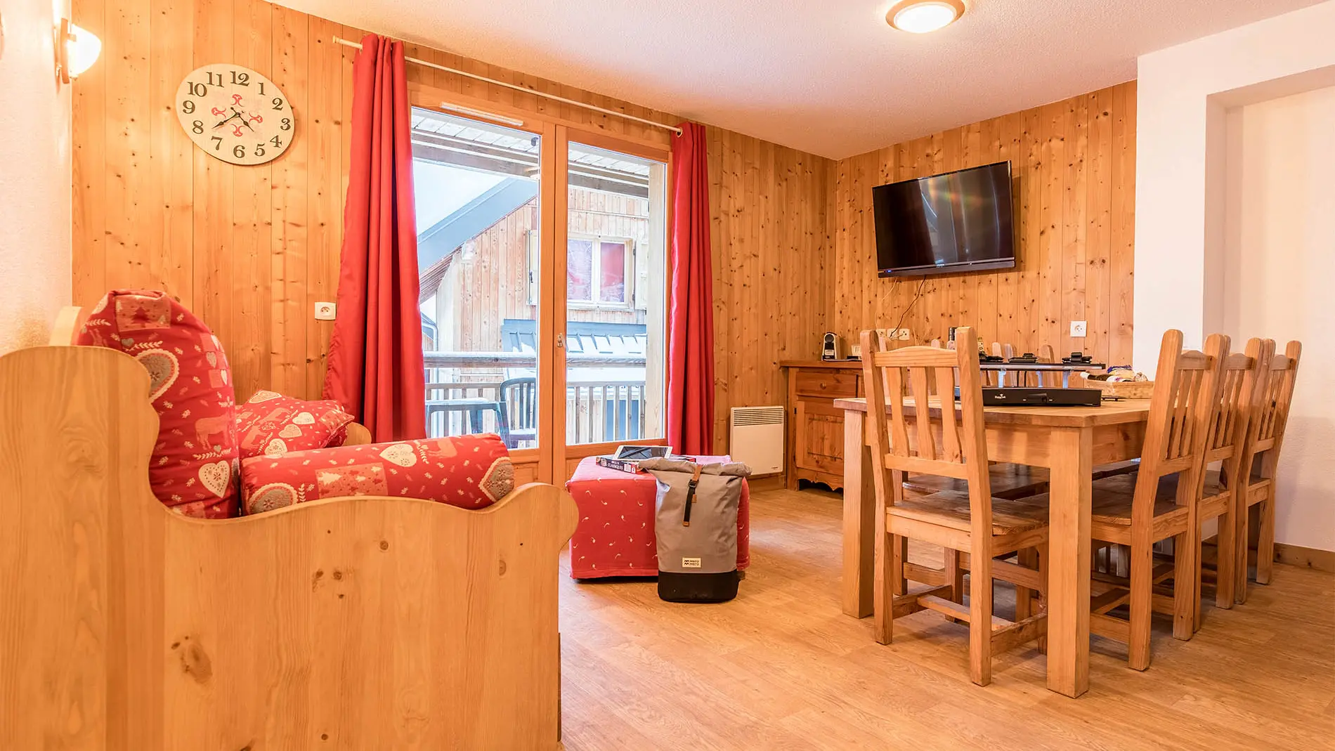 Salle à manger Chambre duplex 3 pièces 6-8 personnes