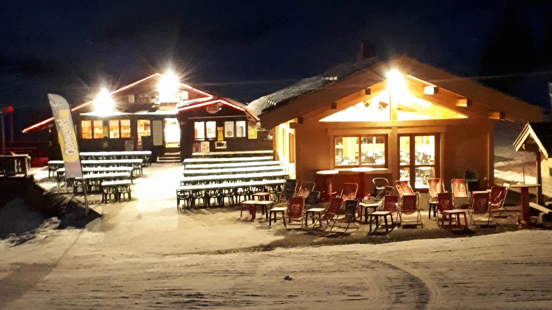 Roc des Arces au Grand-Bornand l'hiver