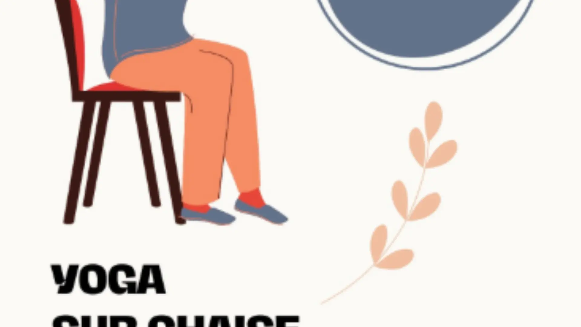 Yoga sur chaise à Echandelys