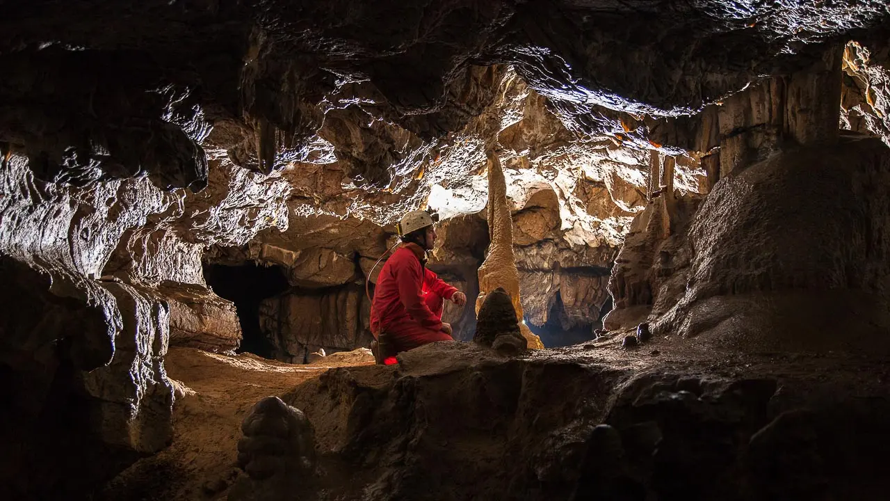 Spéléologie Grotte de Siech à Saurat