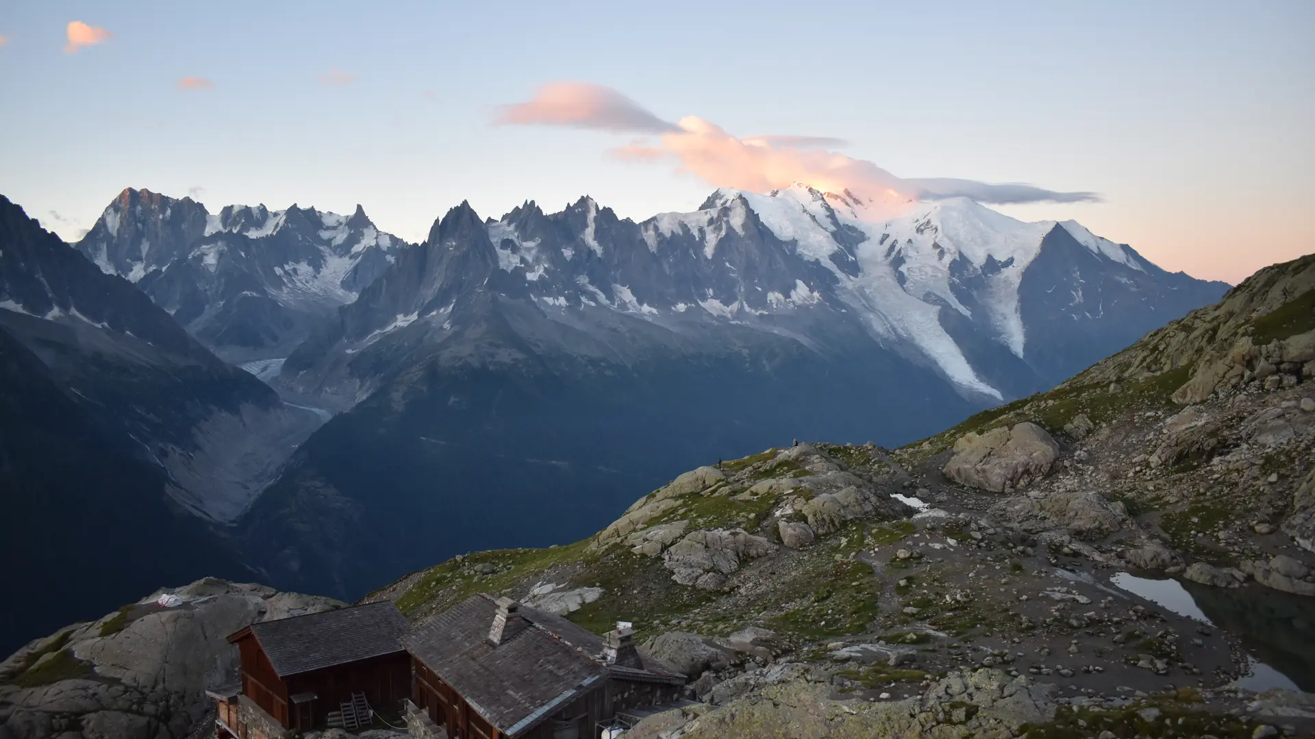 sunrise lac blanc