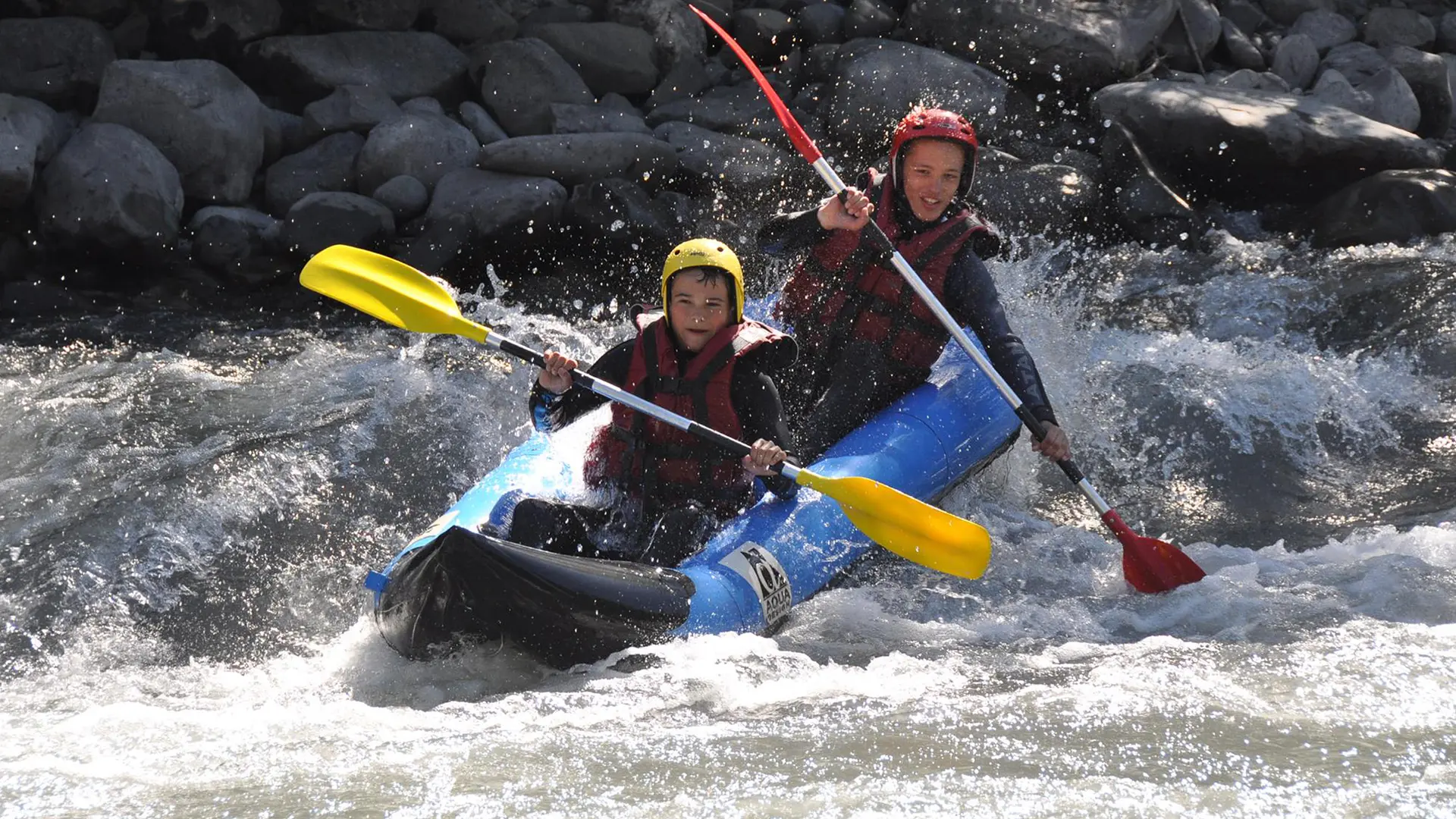 Anaconda Rafting : hot dog / kayak air