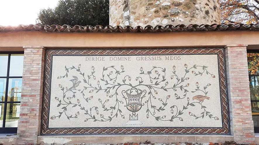 Mosaïque fresque romaine