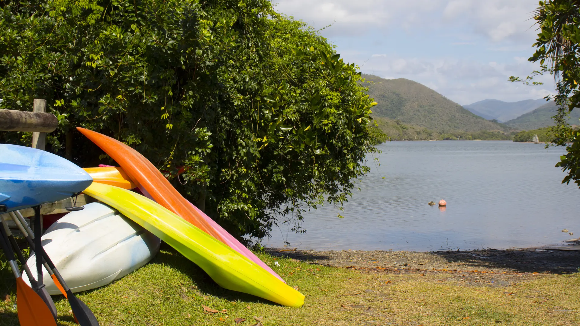 kayak, location, ignames de Névaho, Poindimié