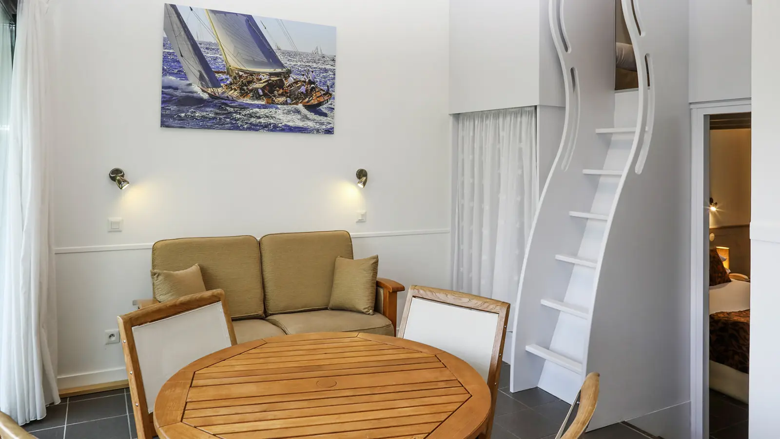 Pièce à vivre de loft