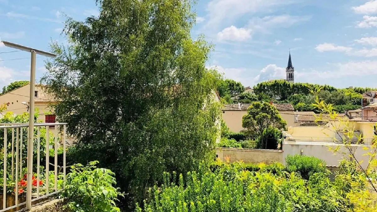 La vue depuis le gîte