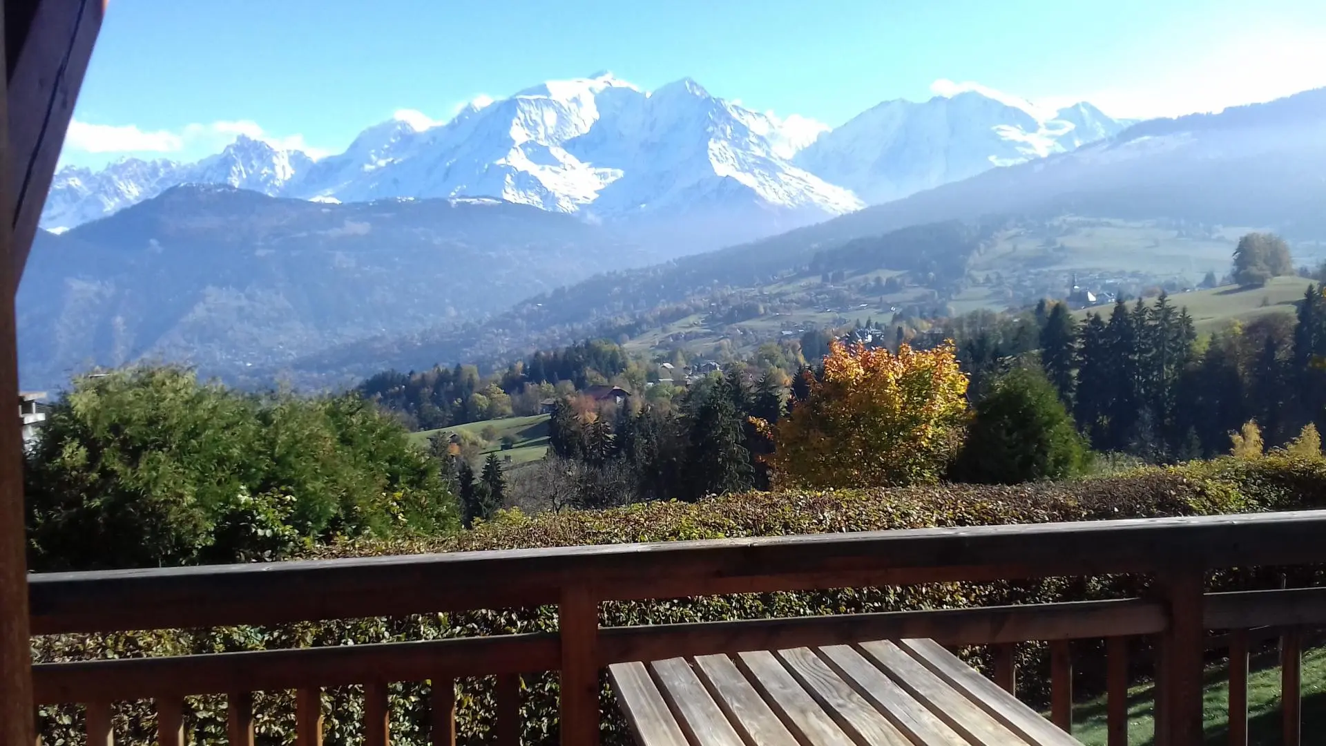 Vue panoramique depuis terrasse